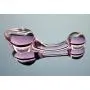 ZhengYa 3PCS Crystal Glass Butt Plug Adult Toys Sex Toys G-spot Stimulator Crystal Glass Pleasure Wand Anal Plug for Couple