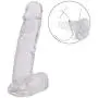 Realistic Dildo Jelly Dong, 8 inch Dildo for Beginners with Strong Suction Cup Base for Vaginal G-spot and Anal Play(Clear) Realistic Dildo Jelly Dong, 8 inch Dildo for Beginners with Strong Suction Cup Base for Vaginal G-spot and Anal Play(Clear)