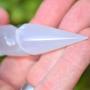 Charged 6" Spiral Faceted Selenite Crystal Wand Powerful Healing Energy Reiki by ZENERGY GEMS