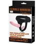 HEALIFTY Adult Sex Toy Adjustable Strap Harness with Double Realistic Dildo Elastic Strap On PU Leather Pants for Lesbian Couple