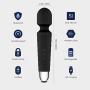 Personal Mini Wand Massager by Kedeelan - Strongest Cordless Handheld Vibrating Power - Best Rated for Travel Gift - Magic Stress Away - Perfect Relief on Neck, Back, Foot, Hand Pains & Sports Injury