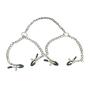 Eastern Delights Elite Clitoris Clamps Nipple Clamps Vice, Labia Clip with Soft Adjustable Rubber Clamps