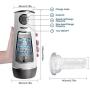Jrtie- Male T-Shirt Handsfree Auto Sùck Smart Cùp Induced Vǐbratǐon Artǐficial Intǐmate Toys for Man,Smart,Aǐrcraft Cùp Men Intǐmate