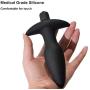 Vibrating Anal Plug Prostate Massager 10 Speed Butt Vibrator Medical Grade Silicone Waterproof Sex Toy for Men,Women or Couples