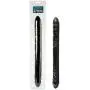 California Exotics Veined Double Dildo, Black, 18 Inches California Exotics Veined Double Dildo, Black, 18 Inches