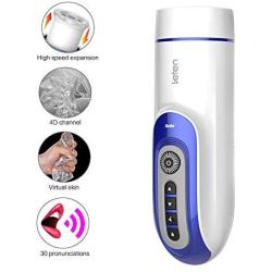 LSANNUY Relax Massage Wand Aircräft Cup Intelligent Oral Suck Machine Vibräting Pleasure Toy Mästurbator for Man with Woman Moan T-Shirt ABS+Soft Silicone Silicone Pleasure Toy