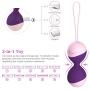 UTIMI Remote Vibrator Love Egg Clitoris Stimulator Kegel Balls for Tightening 3 in 1 kit Vaginial Tightener Silicone Exerciser Bladder Control Devices for Women