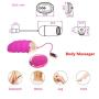 10 Frequency Rechargeable Wireless Mini Massager, Waterproof Strong Pleasure Vibrating Small Portable Pocket, Gift for Women