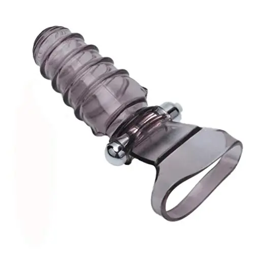 LLFX Transparent Realistic Comfort Fit Skin Vibràtor Finger Ring Watertight Couple Relax Toys Jeans (Color : Black) LLFX Transparent Realistic Comfort Fit Skin Vibràtor Finger Ring Watertight Couple Relax Toys Jeans (Color : Black)