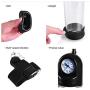 Detachable Male Pennis Vacuum Suction Pump with Pressure Gauge and Release Valve 12inch Tshirt Air Pressure Massage Device