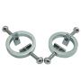 1 Pair Adjustable Stainless Steel Nipple Clamps Women Fetish Flirt Bondage Sex Toys