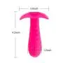 Y-Not Vibrating Butt Plug with Remote Control, T Bar Booty Shaker 7 Speed Levels Anal Vibrator Massager Anus Stimulation