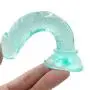 JSCRlove 6 Inch Soft Díldɔ Beginners Lifelike Suction Cup Tools,Transparent Green Women Socks JSCRlove 6 Inch Soft Díldɔ Beginners Lifelike Suction Cup Tools,Transparent Green Women Socks