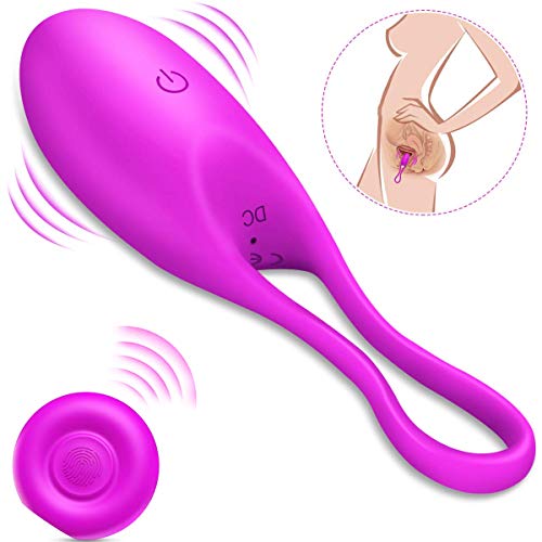 Remote Bullet Vibrator, BOMBEX Mia, Super Soft Wireless Bullet Egg with 10 Modes, USB Rechargeable & Waterproof Erotic Adult Sex Toys for Women Couple