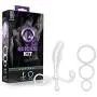 Blush Quickie Kit Prostate Massager Anal Sex Toy with Cock Rings, Glow in The Dark, Sex Toy for Guys, Sex Toy for Men Blush Quickie Kit Prostate Massager Anal Sex Toy with Cock Rings, Glow in The Dark, Sex Toy for Guys, Sex Toy for Men