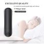 Bullet Vagina Stimulator Vibration Massager，Mini USB Rechargeable Clitoris Vagina Massager with 10 Patterns Waterproof G Spot Vibrator Adult Sex Toys for Women Couple (Black)