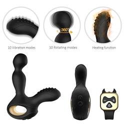 Men Ṃásˉtῡrbˉátor Análes Plug Rotating Wireless Remote Control Análes Víbrántor Silicone Male Próstˉatå Másságer Adúllt Six Toys for Men