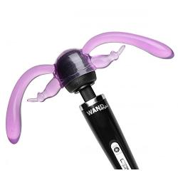 Wand Essentials Duality Double Rabbit Wand Vibrator Attachment