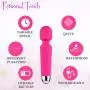 Wand Massager Cordless Vibrating Personal Back Neck Massage | Handheld Mini Body Massagers for Women | Waterproof | Muscle Electric Vibrating Masagers for Female | Small | Wireless | Pink Wand Massager Cordless Vibrating Personal Back Neck Massage | Handheld Mini Body Massagers for Women | Waterproof | Muscle Electric Vibrating Masagers for Female | Small | Wireless | Pink