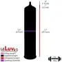 LeLuv Pump Easyop Z-Grip 12 x 2.5 Inch Natural Male Enhancement Basic Kit No Seals