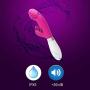 Guiseniour 10 Frequency Vibrantor Gspotter Quiet Klitoris Stimulator with Brush Massager Adult Six Toy for Women Couples
