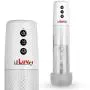 LeLuv Mens Ipump Electric Penis Pump Tubeless 3-Speedmatic Electric Battery Powered Wireless White Bundle with Magic Sleeve Male Stamina Trainer