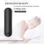 10 different speeds and powerful vibrations, wireless personal mini massager, waterproof, large size charging rod massage (black)