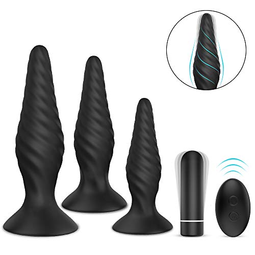 Butt Plug Training Set Anal Plugs Vibrator Trainer Kit Prostate Massager Sex Toys for Beginners Advanced