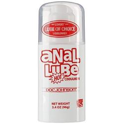 Doc Johnson Anal Lube - Hot Cinnamon - Helps You Get Things Up Your Butt - Airless Pumping Mechanism - 3.4 OZ (96g)