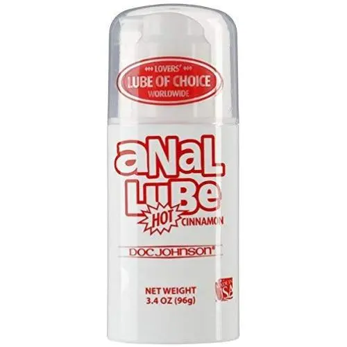 Doc Johnson Anal Lube - Hot Cinnamon - Helps You Get Things Up Your Butt - Airless Pumping Mechanism - 3.4 OZ (96g) Doc Johnson Anal Lube - Hot Cinnamon - Helps You Get Things Up Your Butt - Airless Pumping Mechanism - 3.4 OZ (96g)