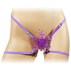 Trinity Vibes 10 Function Vibrating Butterfly Harness