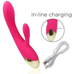Powerful Cordless Handheld Electric Massager, 10 Vibrations with Waterproof and USB Cable Rechargeable, Great Choice for Sports Recovery Relief Muscle Arm Aches Foot Neck Back
