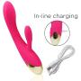 Powerful Cordless Handheld Electric Massager, 10 Vibrations with Waterproof and USB Cable Rechargeable, Great Choice for Sports Recovery Relief Muscle Arm Aches Foot Neck Back