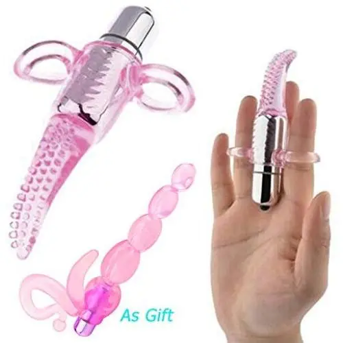 Finger Vibrant Licking Toy for Couple - Silicone Wonderful Finger Massager Stimulation Vibrating Waterproof Body Massager Toys(2Pcs/Set) Finger Vibrant Licking Toy for Couple - Silicone Wonderful Finger Massager Stimulation Vibrating Waterproof Body Massager Toys(2Pcs/Set)