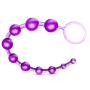 Eden Soft Flexible 12.75" Anal 10 Beads - Sex Toy for Women - Sex Toy for Men (Purple)