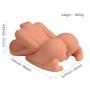 Zeezm Lovely and Exercise 3D Realistic Põckët-Püssýs Men ToysRealistic Doll Realistic Toy Soft Male Realistic Solid Natural Doll Lightweight