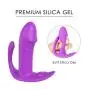 Villvi 9 Mode Wearable Butterfly Massaging Silent Soft Skin-Friendly - Back Neck Shoulder Relaxation Wearable Butterfly Massaging Toys