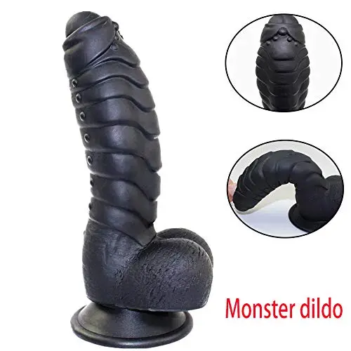 Dildo Anal Plug with a Powerful Sucker G spot/Anal Stimulation Monster Bump Stimulation Beginners Female Extra Long Thicken Firm Handsfree Relax Massager Toys Dildo Anal Plug with a Powerful Sucker G spot/Anal Stimulation Monster Bump Stimulation Beginners Female Extra Long Thicken Firm Handsfree Relax Massager Toys