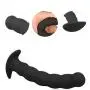 Sexbaby Large Silicone Anal Plug, Extra Large Thread Anal Beads Adult Sex Toy for Male and Female Massager Stimulation (Big)