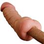 JDesto- Male and Gay Hands-Free Toy with Sǚction Cup Body Neck Back Relaxation Mássager Super Long Personal Wand Toy Female DEPUR (Color : Flesh)