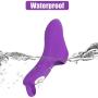 G Spot Finger Vibrator, PALOQUETH Personal Vibrator Clitoris Massager Sex Toy for Couples with 9 Powerful Vibration Textured Head for Intense Stimulation, Waterproof Wireless Remote Rechargeable