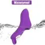 G Spot Finger Vibrator, PALOQUETH Personal Vibrator Clitoris Massager Sex Toy for Couples with 9 Powerful Vibration Textured Head for Intense Stimulation, Waterproof Wireless Remote Rechargeable