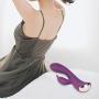 G Spot Rabbit Vibrator with Bunny Ears for Clitoris Stimulation, BEING FETISH Silicone Dildo Vibrator with 10 Vibration Modes Vibration Quiet Dual Motor for Women Couples Sex Toy Massager