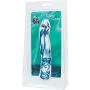 Mermaid Treasure Aquamarine Glass Dildo 8 Inch