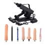 Y-Not Automatic Love Sex Machine Gun Sex Toys Masturbation for Women and Men Fast Pumping and Thrusting Multispeed Telescopic Free Dildo Retractable with 7 Attachments Black
