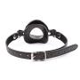 Premium Black Silicone Open Mouth Gag Ball Restraints for Sex
