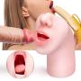 YYOJ Masturabation for Men, Masturbator Blowjob deep Throat Soft Teeth Tongue Stimulator Oral Erotic Sex Toys Toys4 Male Toy Porn Adult Penis Sensuality Store Pussy, Gifts for Him 16x8.5x7.5cm