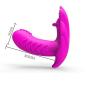 JJGO+TSHIRT SIU Wireless Remote Control Vibrating Panties Invisible Wearing Butterfly Waterproof Clitoral Stimulation Sex-Toyss for Women,Red