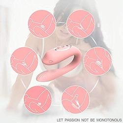 Perfect Sucking Toys for Womens Hands Free U Shape Invisible Wearable Device for Pants Wireless Remote Strapless Sexy Lingerie for Women Mult Vibration Intimate Enjoy Toys for Woman