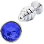 FST Luxury Screw Threaded Metal Butt Plug Aluminum Alloy Anal Massager Large size with Diamond Color Random FST Luxury Screw Threaded Metal Butt Plug Aluminum Alloy Anal Massager Large size with Diamond Color Random